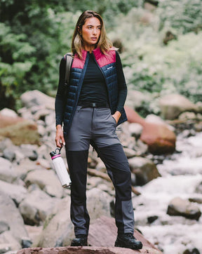 Calça Técnica Galapagos Hiker Feminina Preto com Chumbo