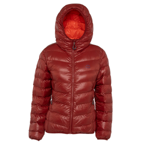 JAQUETA PUFFER DOUBLE PATAGONIA SINTETICA FEMININA VERMELHO LARANJA ESCURO