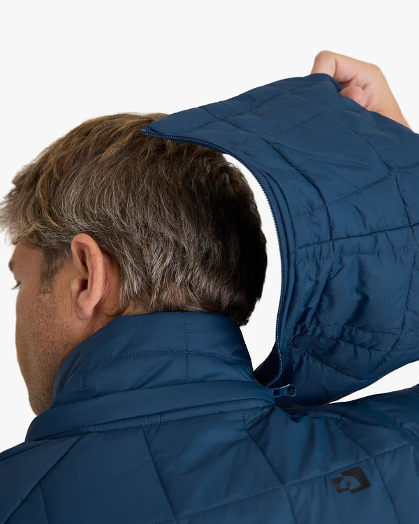 Jaqueta Puffer Galapagos Ibex Thermolite Heat Masculino Azul Marinho