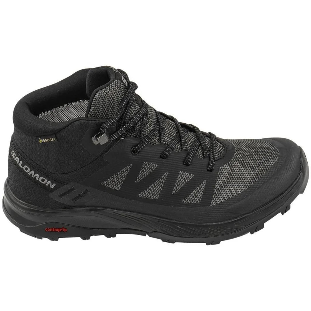 BOTA OUTRISE MID GTX MASCULINA PRETO/CINZA